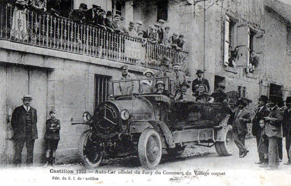 1922 - Auto-Car officiel du Jury du Concours du Village coquet